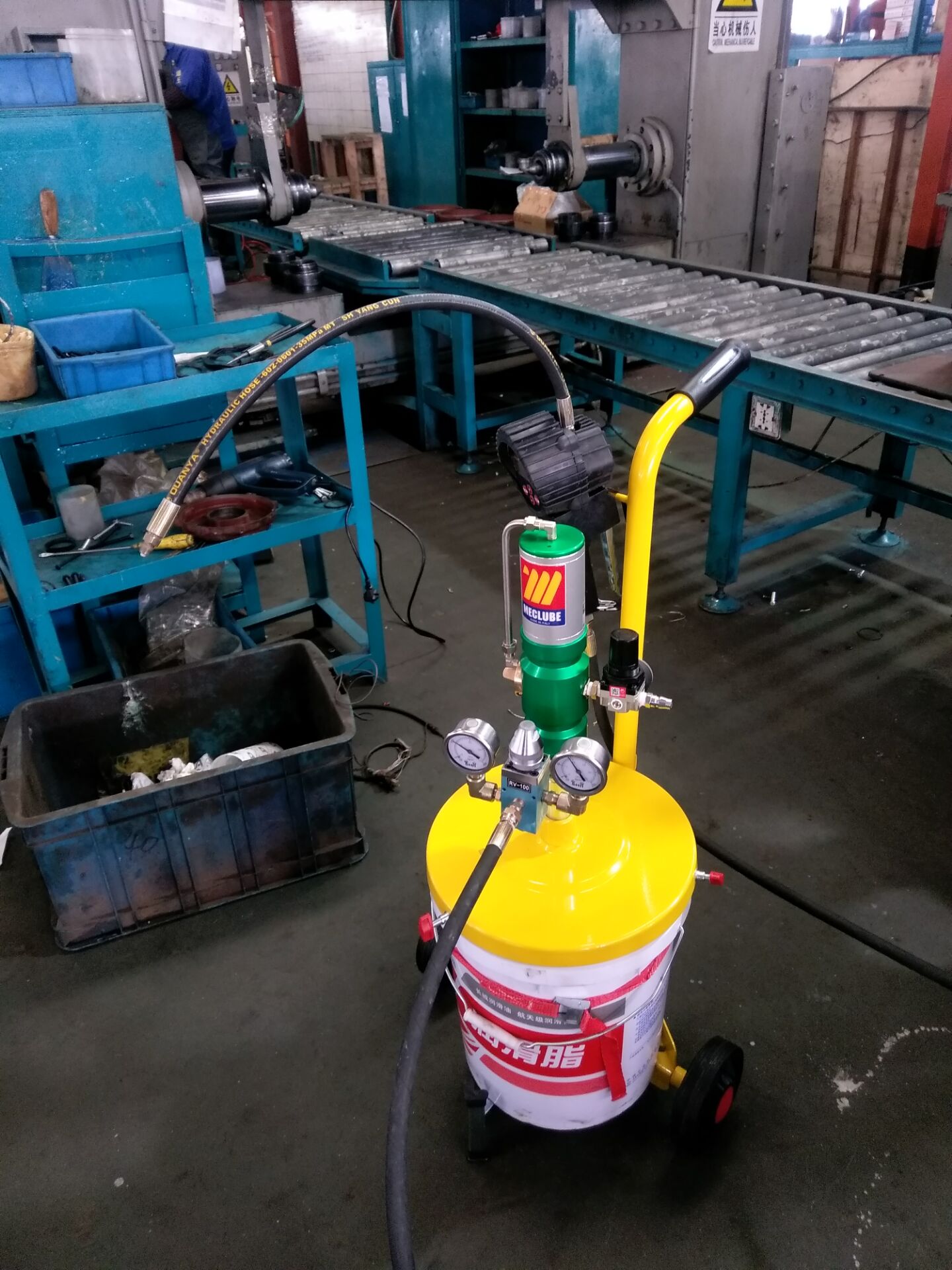 預設定數顯黃油機